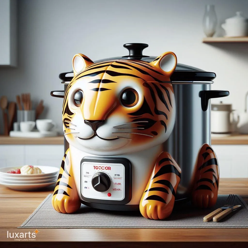 Whimsical Kitchen Charm: Cute Animal Shaped Slow Cookers Unveiled 3tiger slow cooker 2 jpg