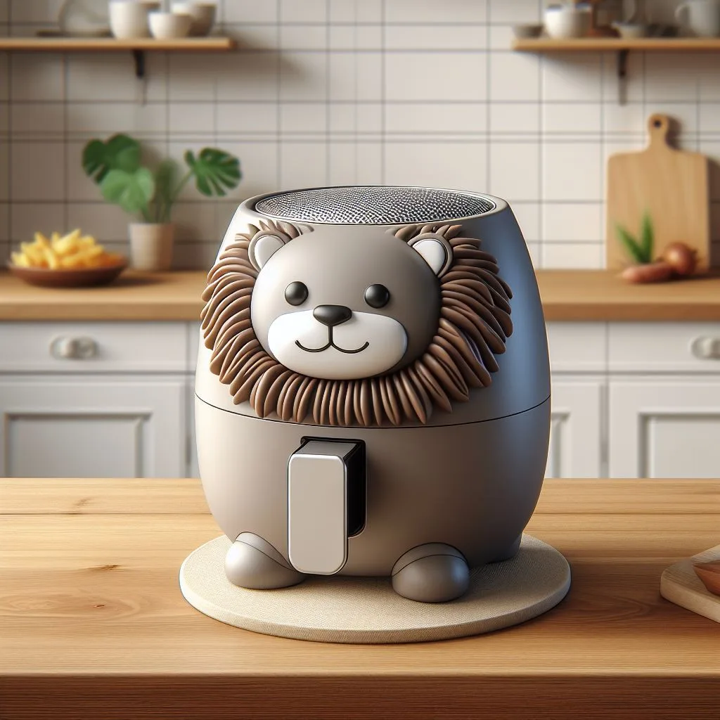 Whimsical Kitchen Adventures: Unveiling the Charm of Cute Animal Air Fryers 4lion air fryers 3 jpg