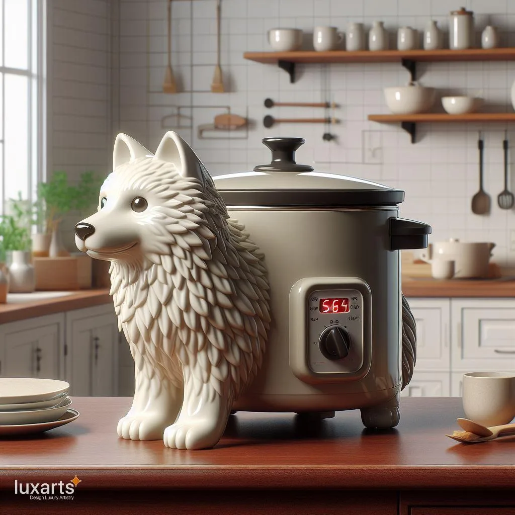 Whimsical Kitchen Charm: Cute Animal Shaped Slow Cookers Unveiled 5wolf slow cooker 1 jpg