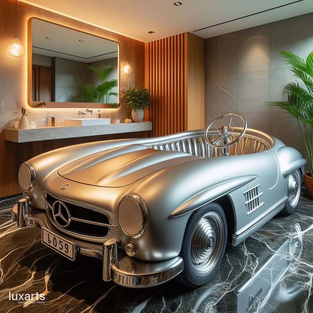 Classic Car Inspired Bathtubs: Retro Charm for Your Bathroom 6mercedes benz 300sl bathtubs 3 jpg