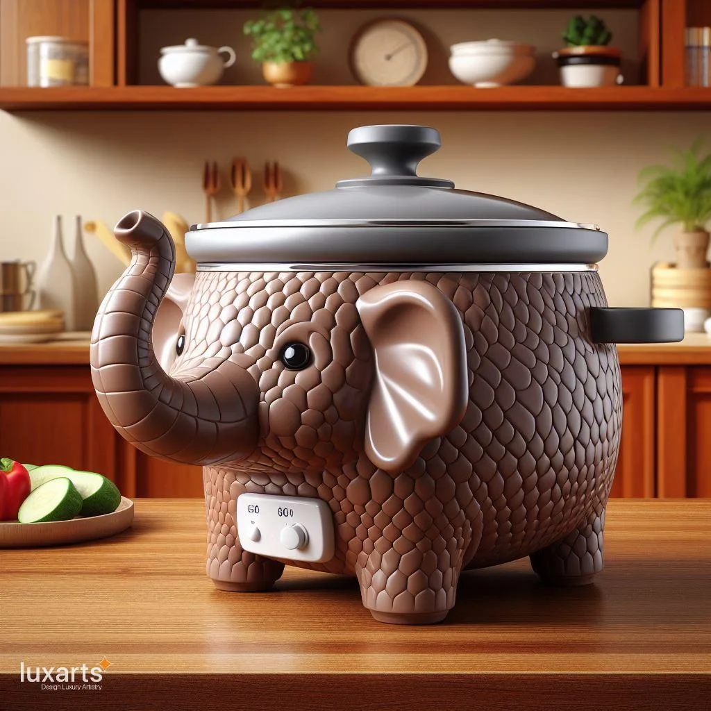 Whimsical Kitchen Charm: Cute Animal Shaped Slow Cookers Unveiled 7elephant slow cooker 1 jpg