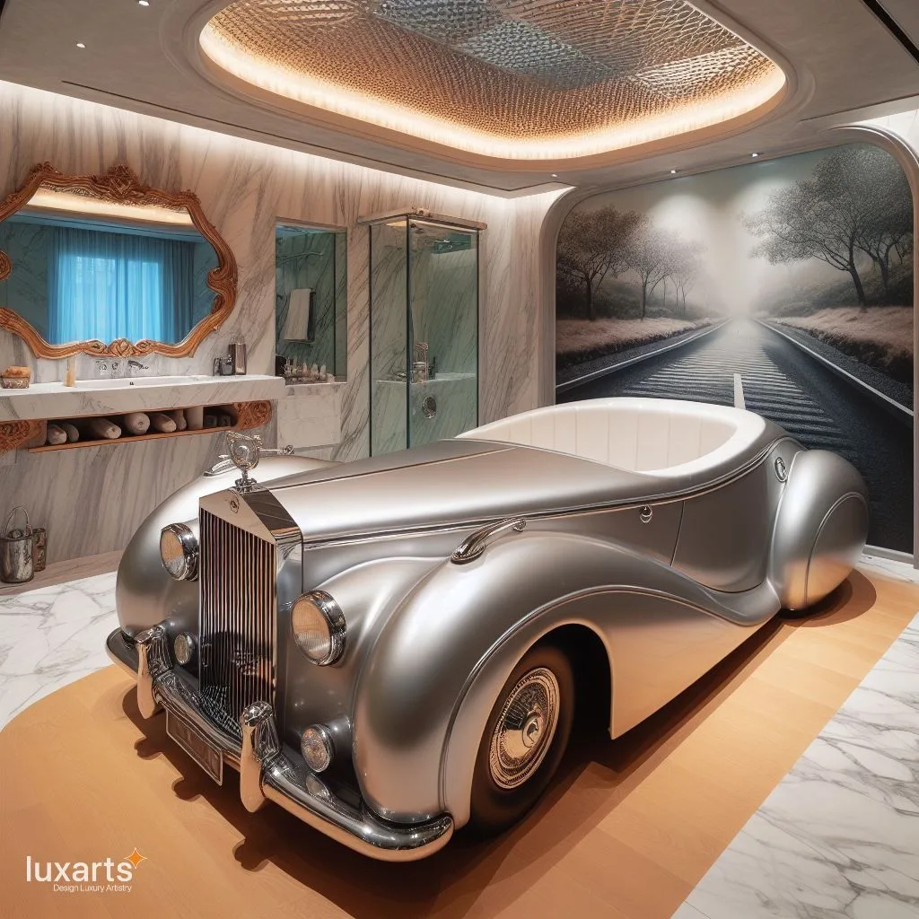 Classic Car Inspired Bathtubs: Retro Charm for Your Bathroom 7rolls royce silver cloud bathtubs 5 jpg