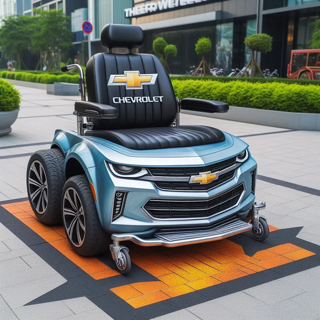 Supercar Inspired Electric Wheelchair: Redefining Mobility with Style Chevrolet 2 jpg