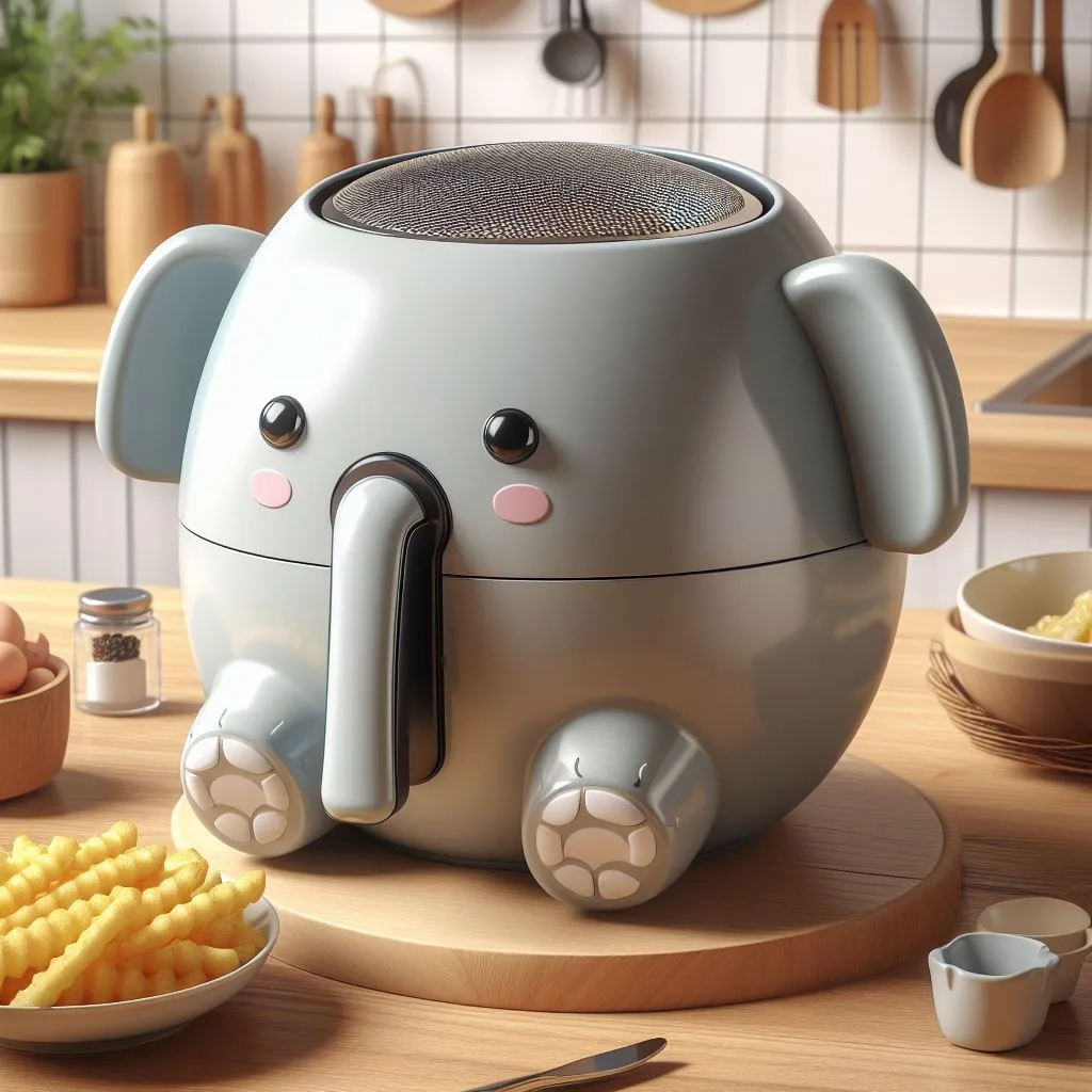 Whimsical Kitchen Adventures: Unveiling the Charm of Cute Animal Air Fryers elephant air fryers 4 jpg