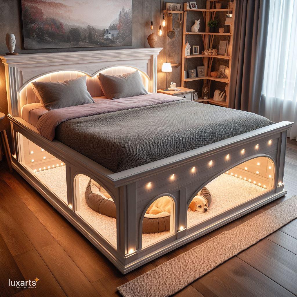 Sleeping Sanctuary: Adult Bed with Integrated Pet Den for Ultimate Comfort and Bonding luxarts adult bed with pet den 9