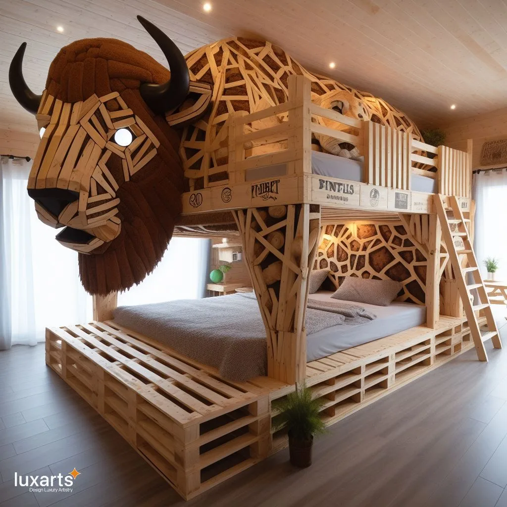 Animal Inspired Pallet Bed: Wild Dreams Embrace Nature