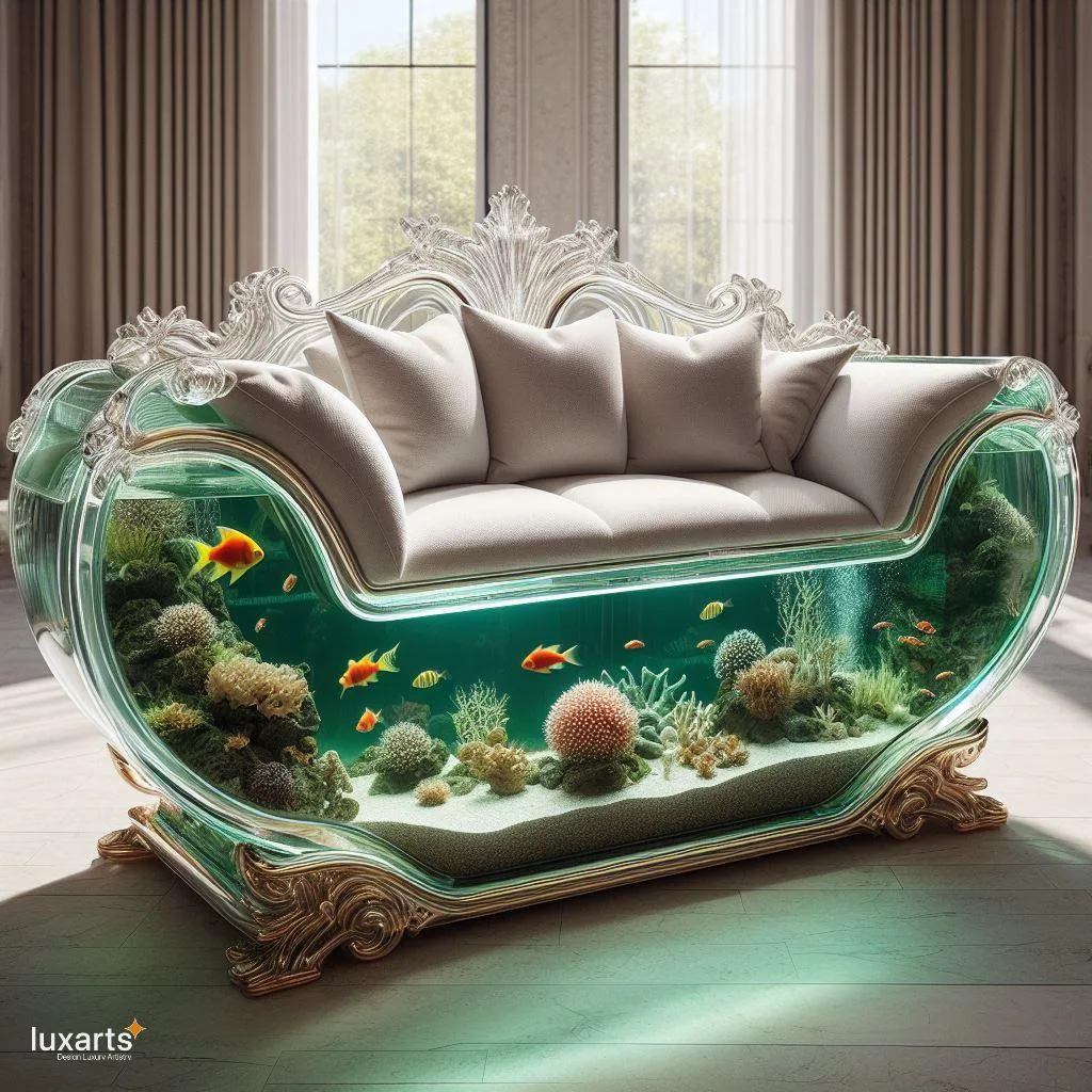 Underwater Comfort: Aquarium Sofa for Tranquil Living Spaces