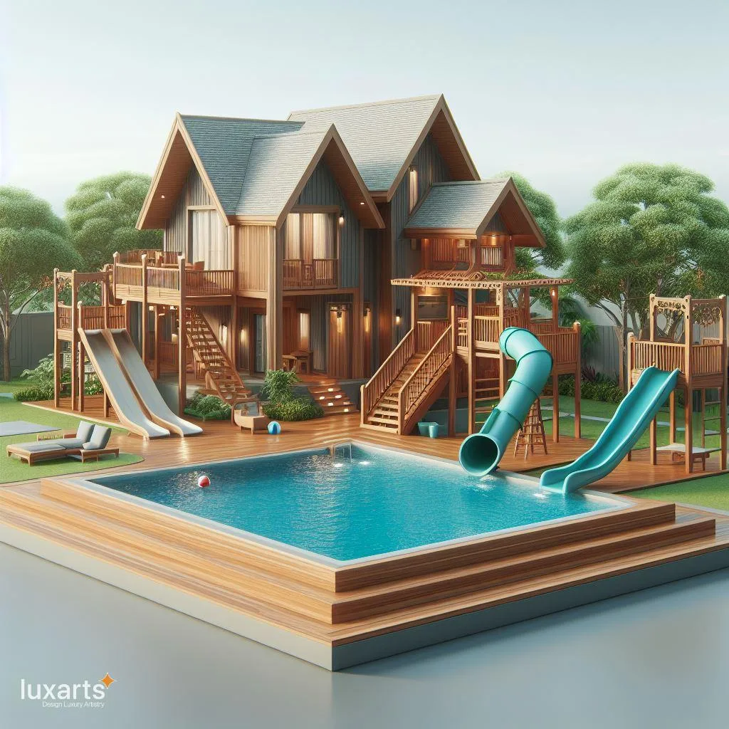 Backyard Oasis: Pool Playgrounds for Endless Summer Fun luxarts backyard pool playgrounds 6 jpg