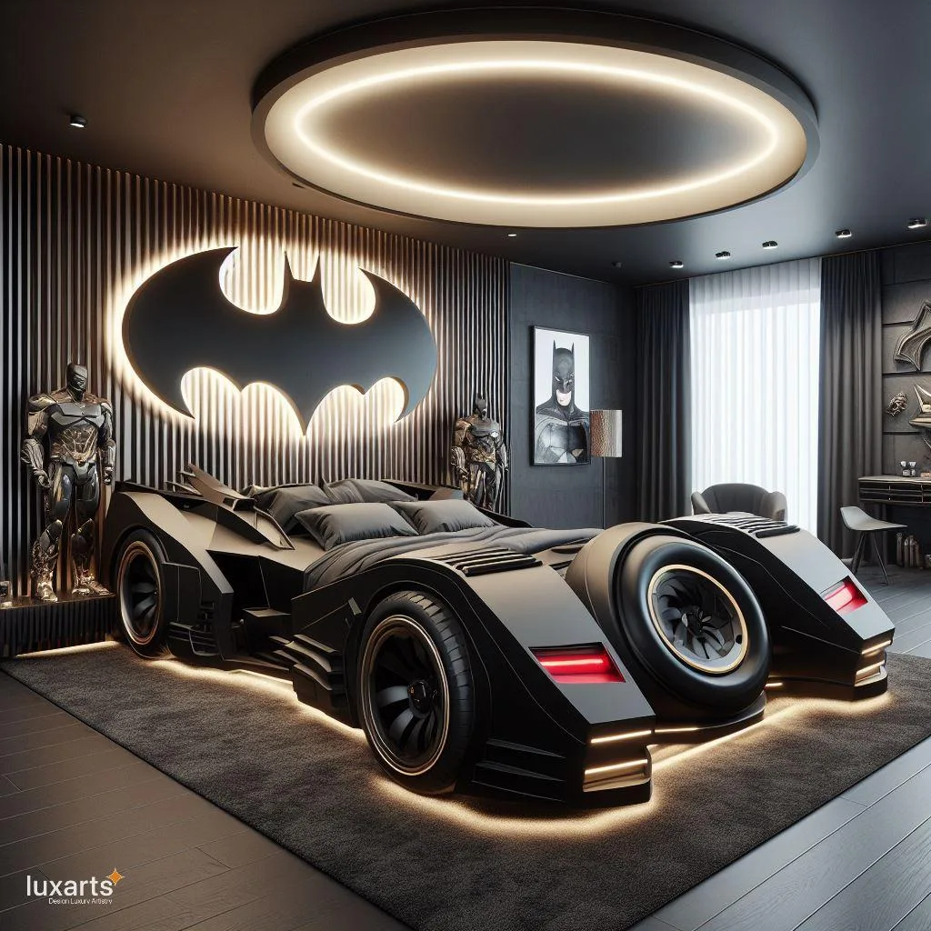 Race into Dreamland: Unveiling the Batmobile-Inspired Bed for Young Superheroes luxarts batmobile inspired bed 14 jpg