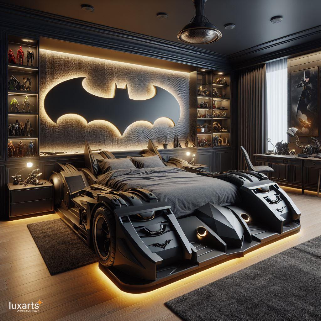 Race into Dreamland: Unveiling the Batmobile-Inspired Bed for Young Superheroes luxarts batmobile inspired bed 2