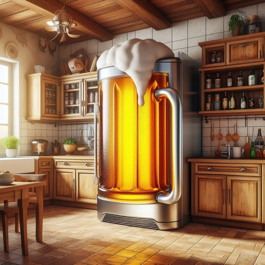 Beer Glass-Shaped Beer Fridge: Keeping Your Brews Cool in Style