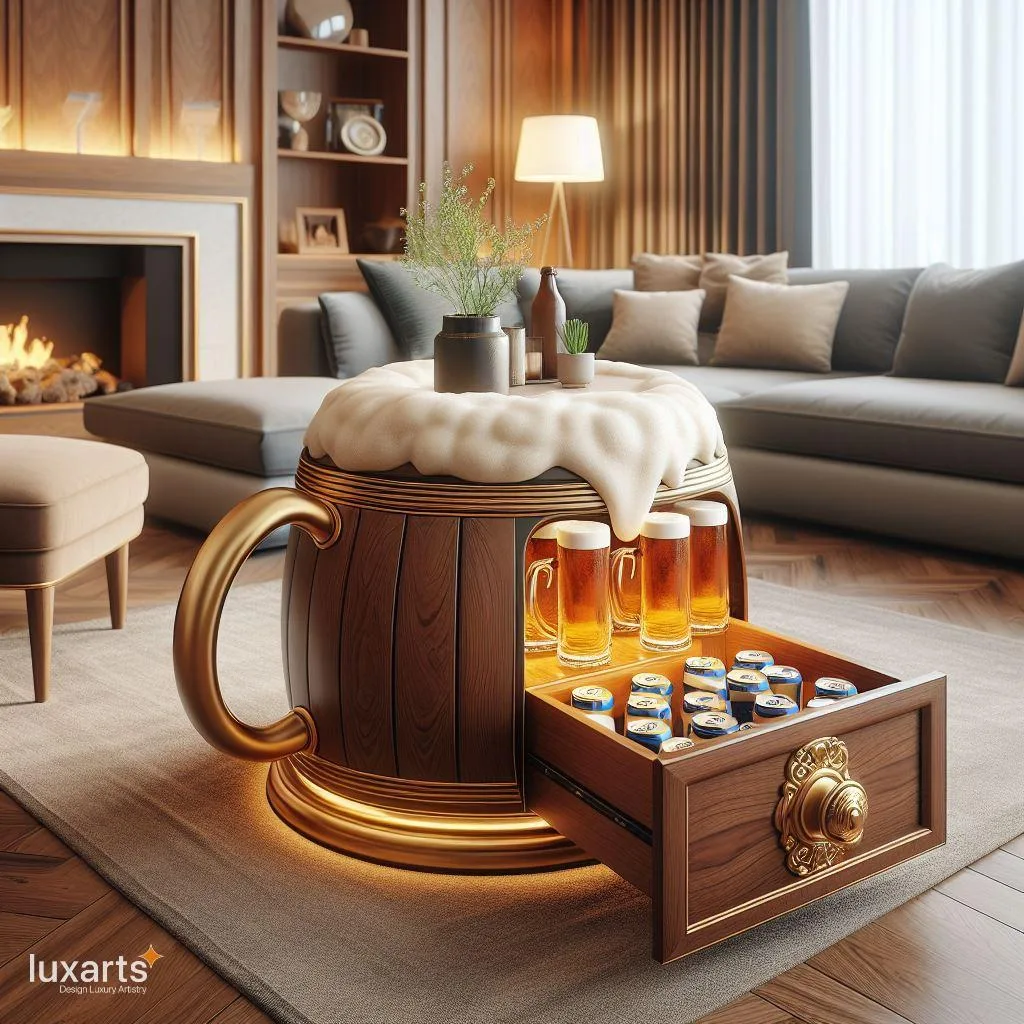Brews and Decor: Beer-Shaped Coffee Tables for Your Home
