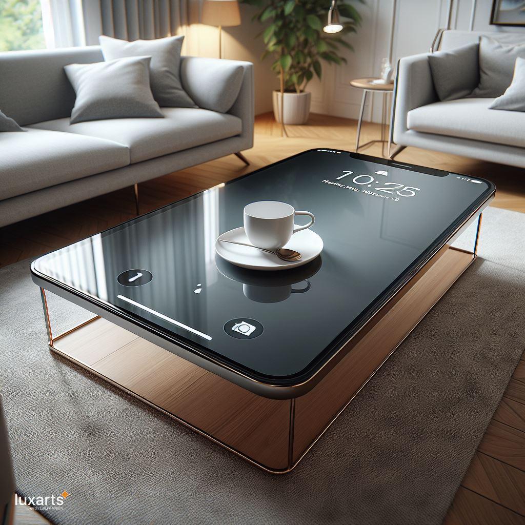 Tech-Infused Elegance: Cellphone-Inspired Epoxy Coffee Tables for Contemporary Living luxarts cellphone inspired epoxy coffee tables 7