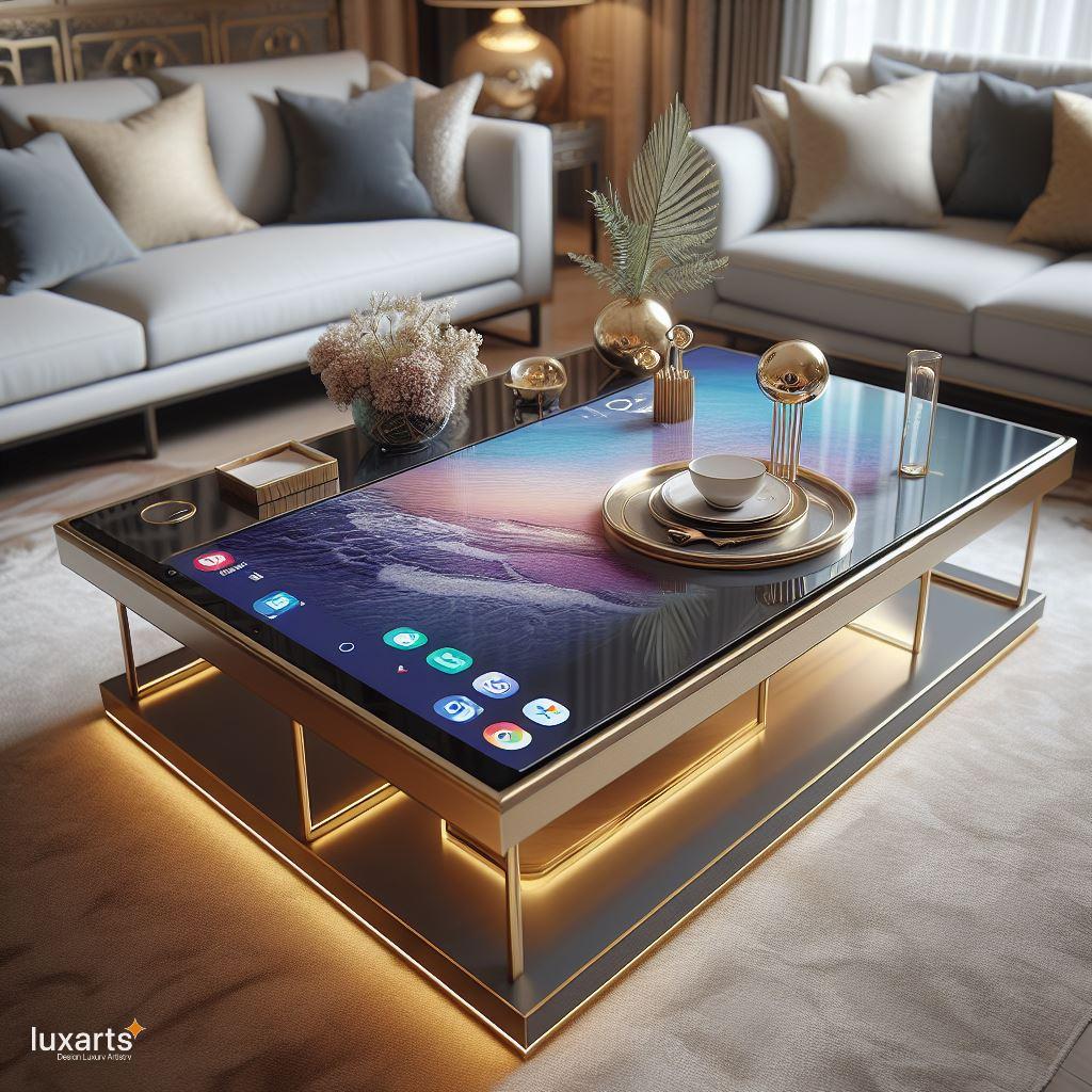 Tech-Infused Elegance: Cellphone-Inspired Epoxy Coffee Tables for Contemporary Living luxarts cellphone inspired epoxy coffee tables 8