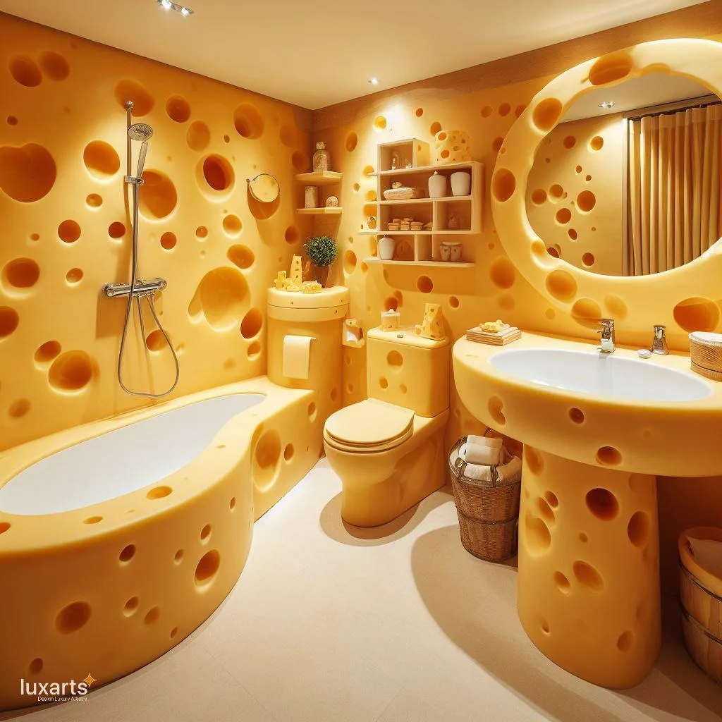 Say Cheese! Transform Your Bathroom into a Deliciously Cheesy Oasis luxarts cheese inspired bathroom 10 jpg
