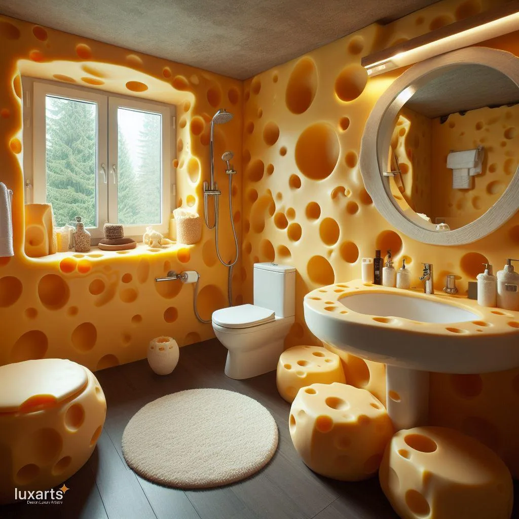 Say Cheese! Transform Your Bathroom into a Deliciously Cheesy Oasis luxarts cheese inspired bathroom 3 jpg