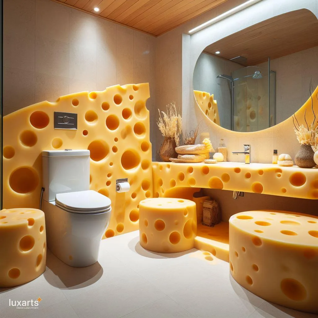 Say Cheese! Transform Your Bathroom into a Deliciously Cheesy Oasis luxarts cheese inspired bathroom 4 jpg