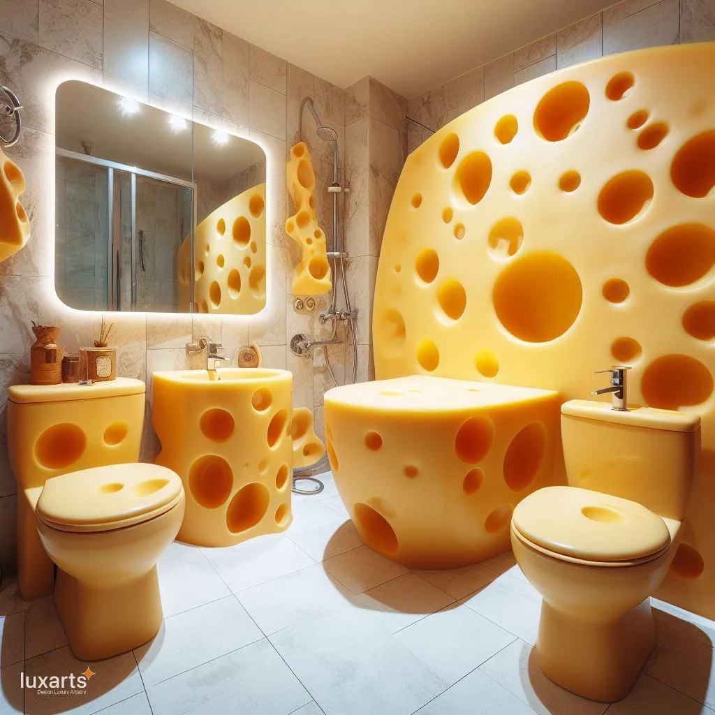 Say Cheese! Transform Your Bathroom into a Deliciously Cheesy Oasis luxarts cheese inspired bathroom 5 jpg