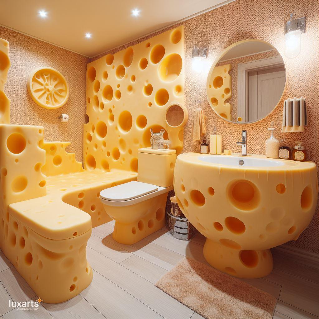 Say Cheese! Transform Your Bathroom into a Deliciously Cheesy Oasis luxarts cheese inspired bathroom 6
