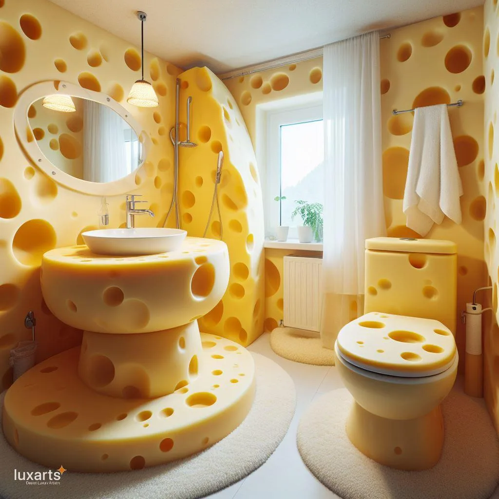 Say Cheese! Transform Your Bathroom into a Deliciously Cheesy Oasis luxarts cheese inspired bathroom 8 jpg