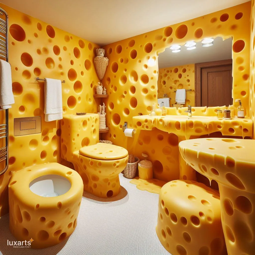 Say Cheese! Transform Your Bathroom into a Deliciously Cheesy Oasis luxarts cheese inspired bathroom 9 jpg