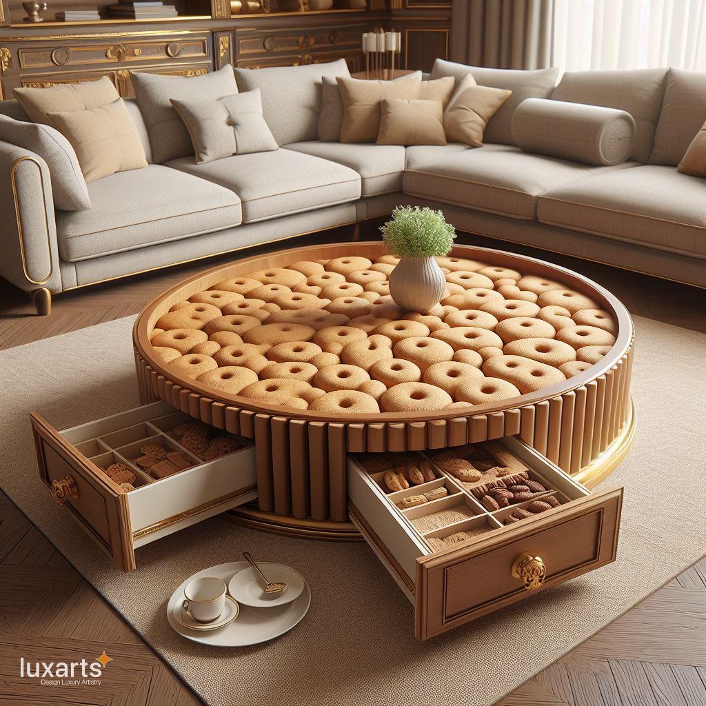 Sweeten Your Space: Add a Whimsical Touch with a Cookie Shaped Coffee Table luxarts cookie shaped coffee table 0