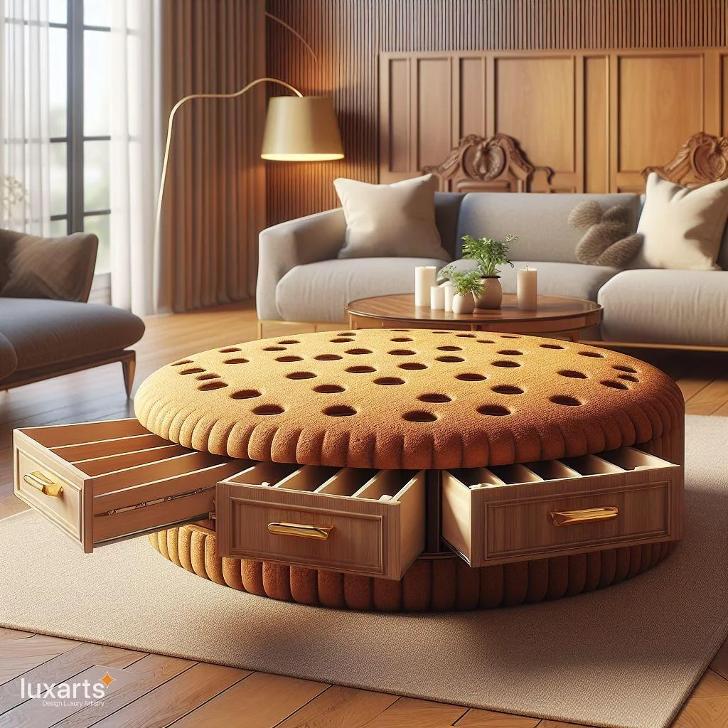 Sweeten Your Space: Add a Whimsical Touch with a Cookie Shaped Coffee Table luxarts cookie shaped coffee table 6 jpg