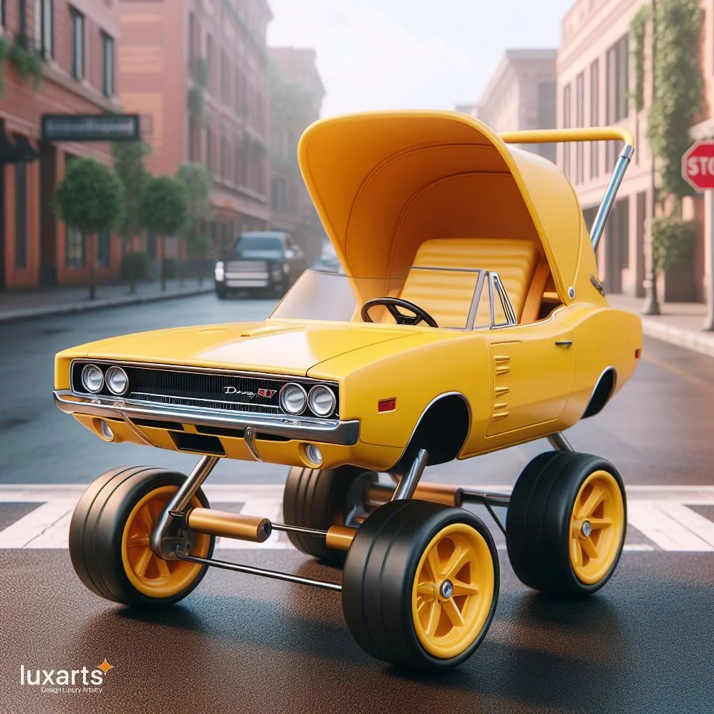 Stroller Inspired by Dom Toretto's 1970 Dodge Charger RT in Fast and Furious