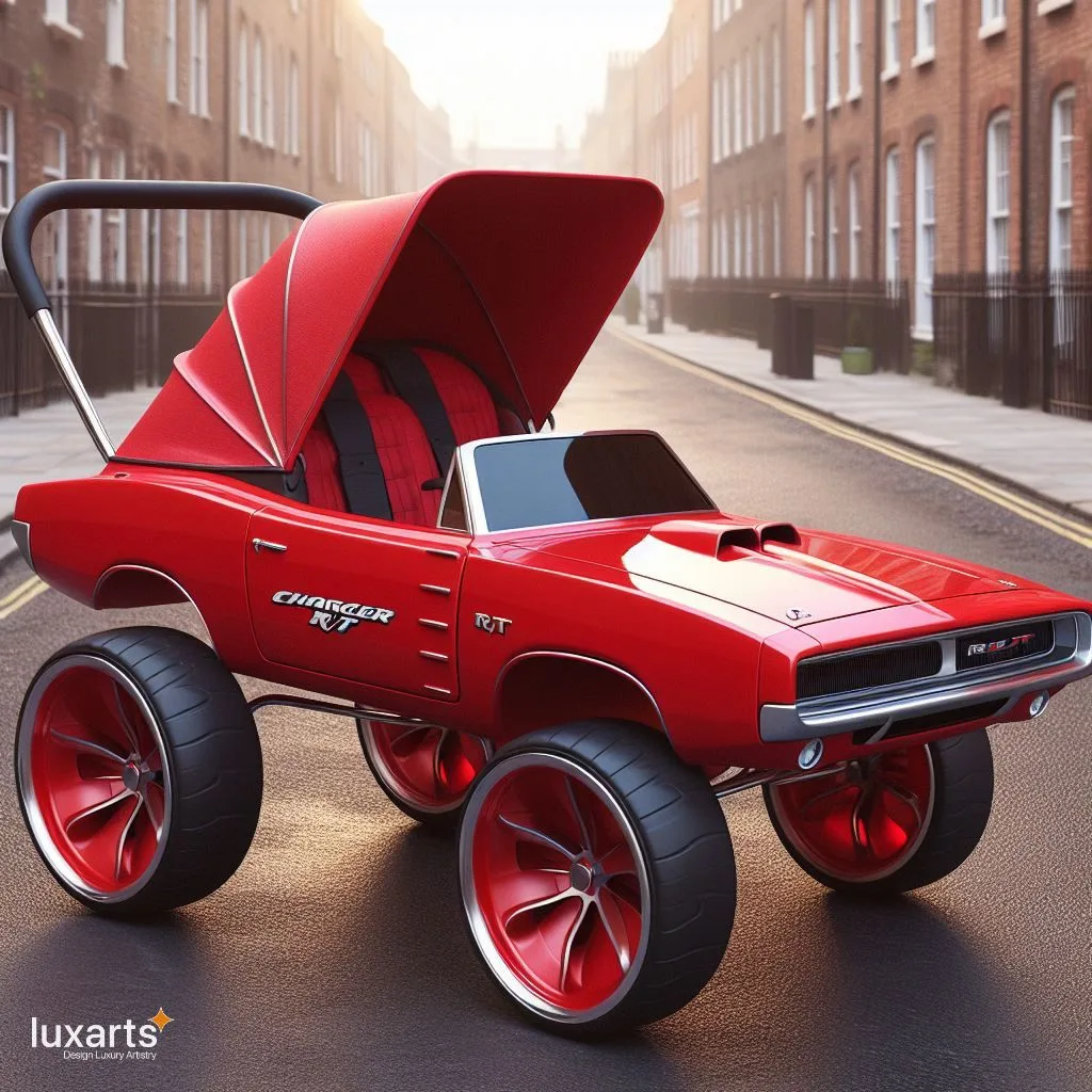 Stroller Inspired by Dom Toretto's 1970 Dodge Charger RT in Fast and Furious