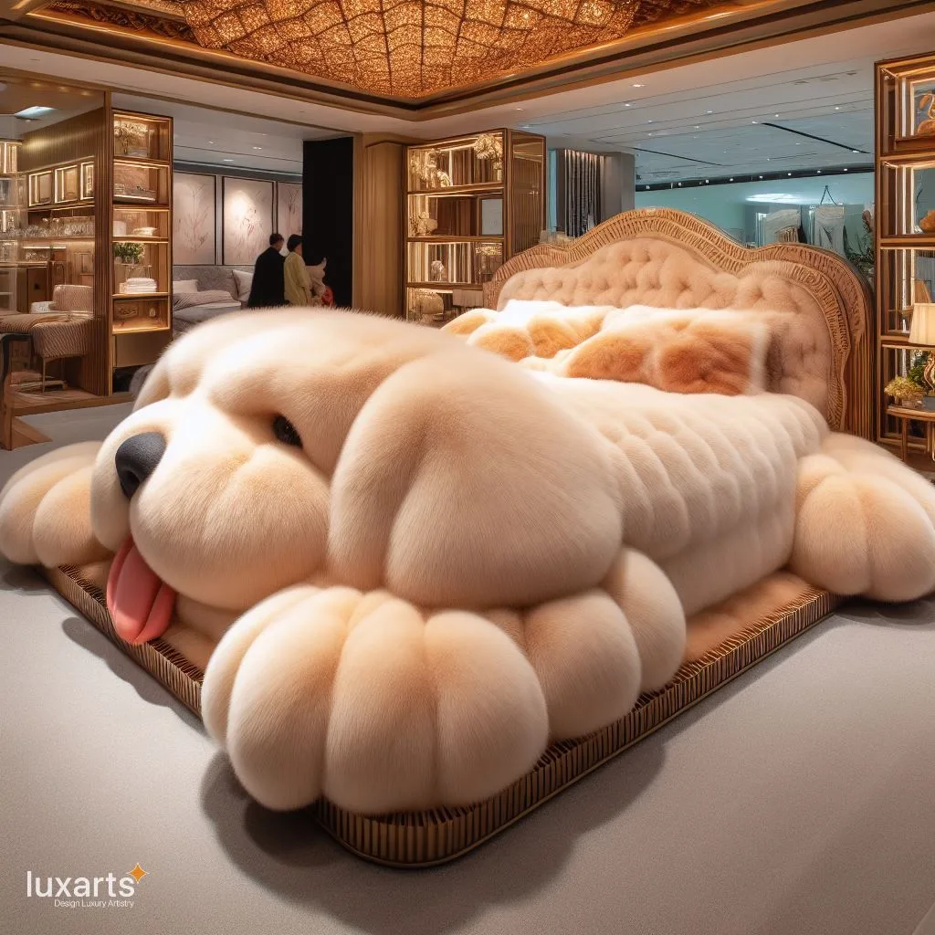 Double the Cuteness: Dog-Shaped Beds for a Cozy Bedroom luxarts dog shaped beds 0 jpg