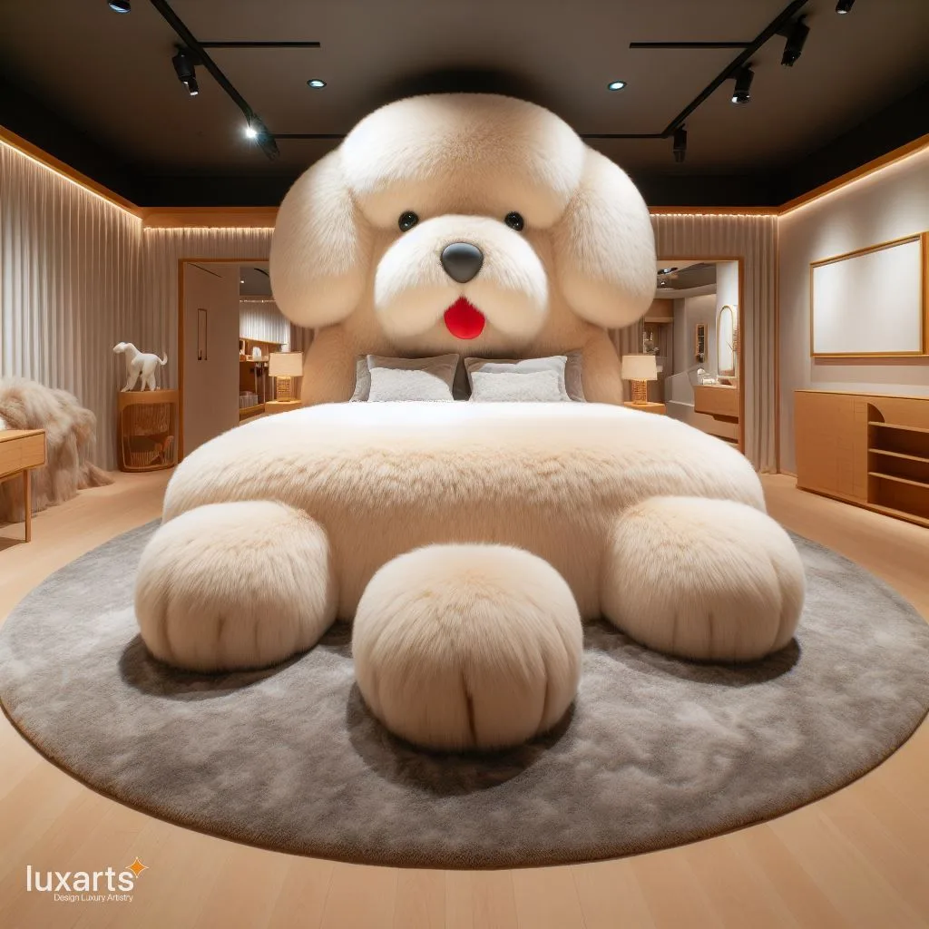 Double the Cuteness: Dog-Shaped Beds for a Cozy Bedroom luxarts dog shaped beds 7 jpg