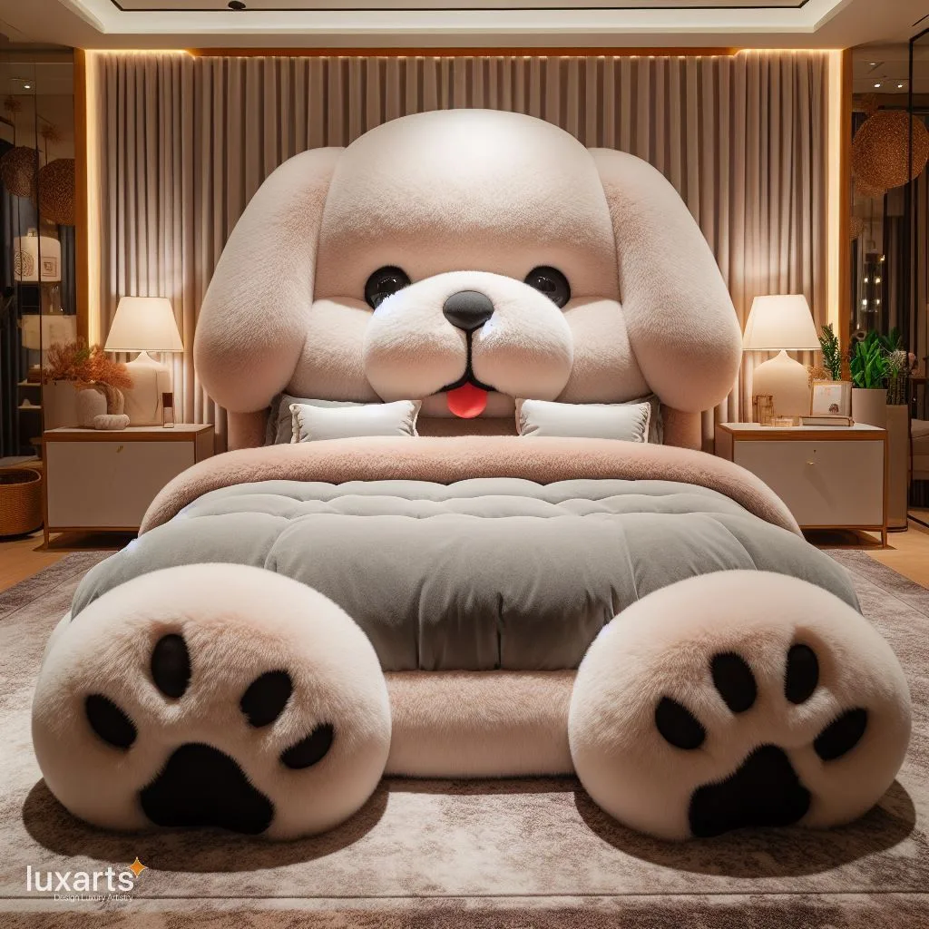 Double the Cuteness: Dog-Shaped Beds for a Cozy Bedroom luxarts dog shaped beds 8 jpg