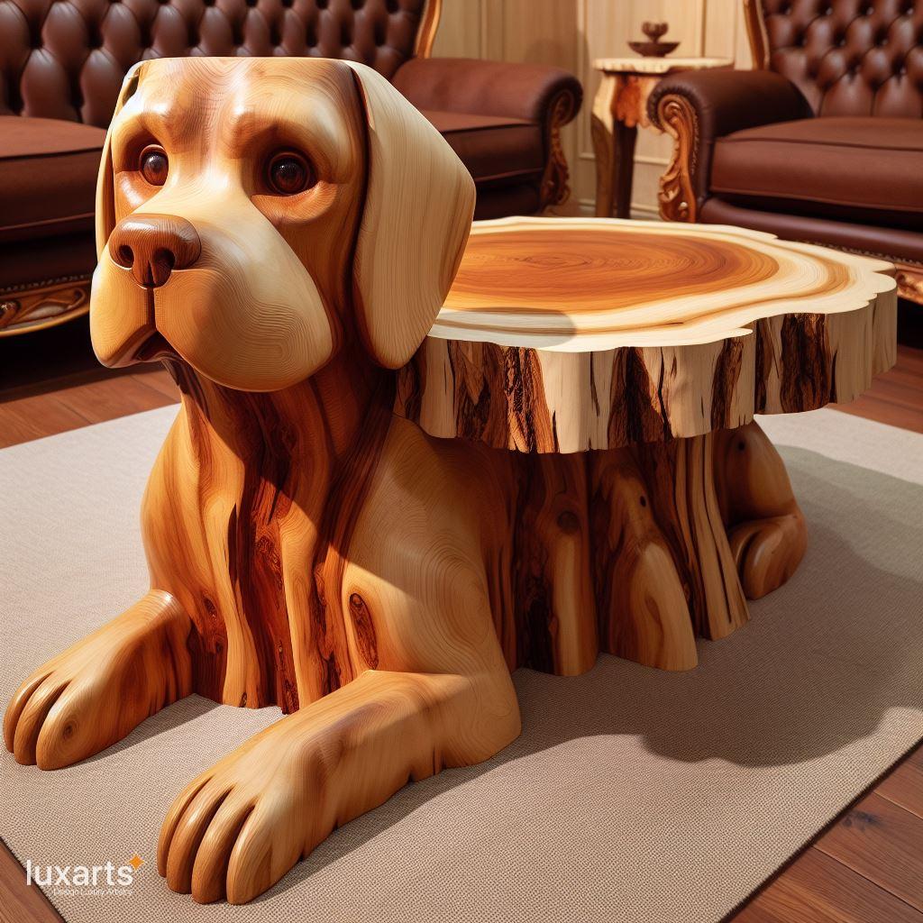 Add Canine Charm to Your Living Space: Dog Shaped Coffee Tables luxarts dog shaped coffee tables 2