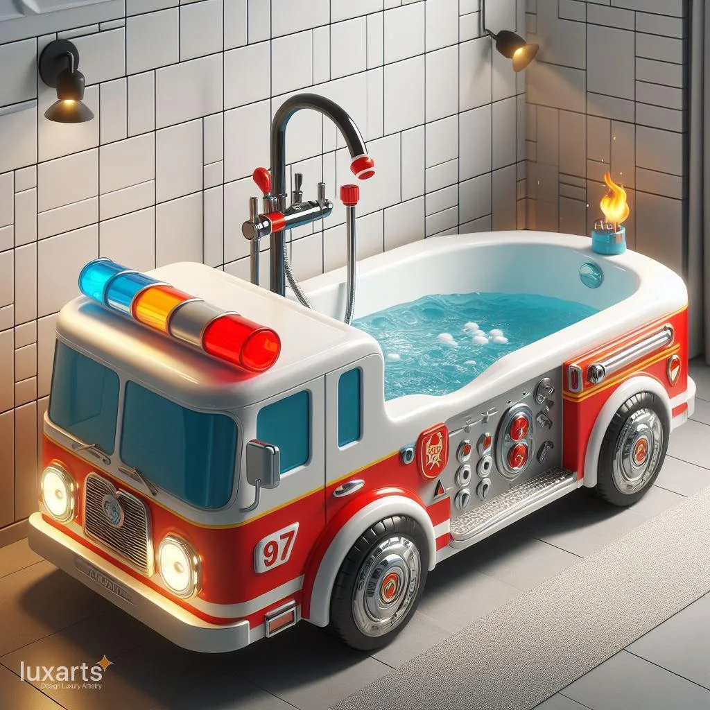 Fire Truck Bathtub