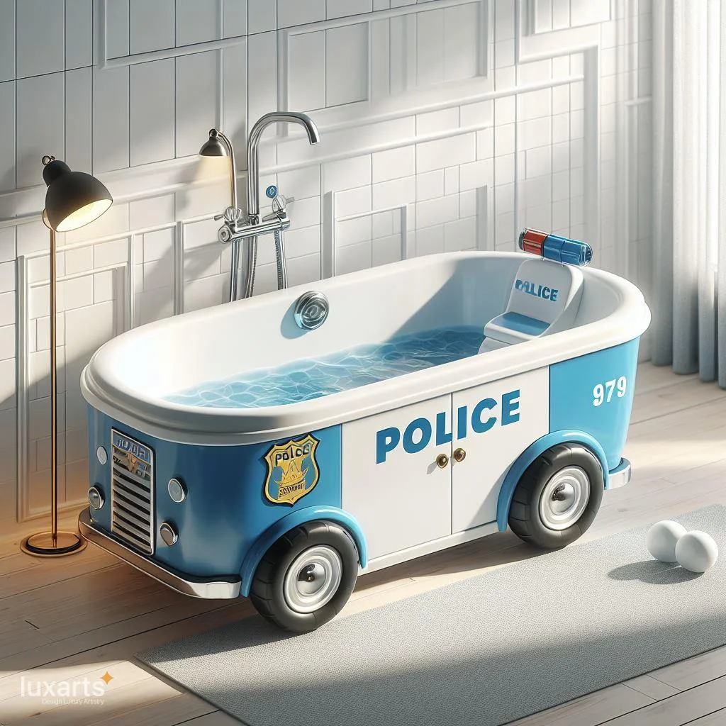 Police Car Bathtub