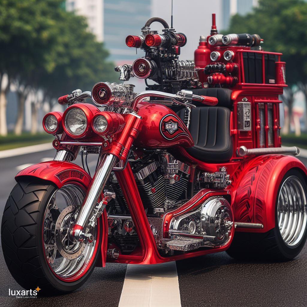 Rev Up Safety: Fire Rescue Motorcycle Inspired by Harley Davidson luxarts fire rescue motorcycle inspired by harley davidson 0