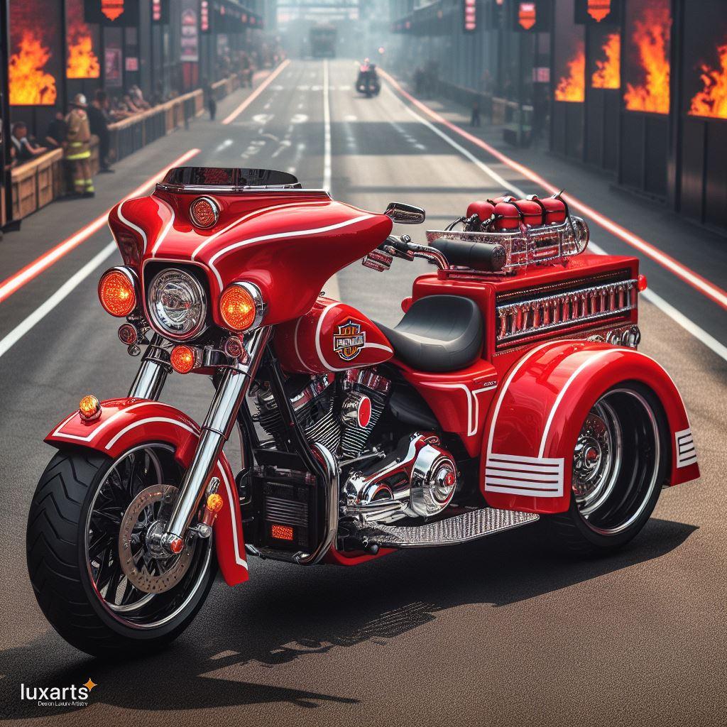 Rev Up Safety: Fire Rescue Motorcycle Inspired by Harley Davidson luxarts fire rescue motorcycle inspired by harley davidson 7