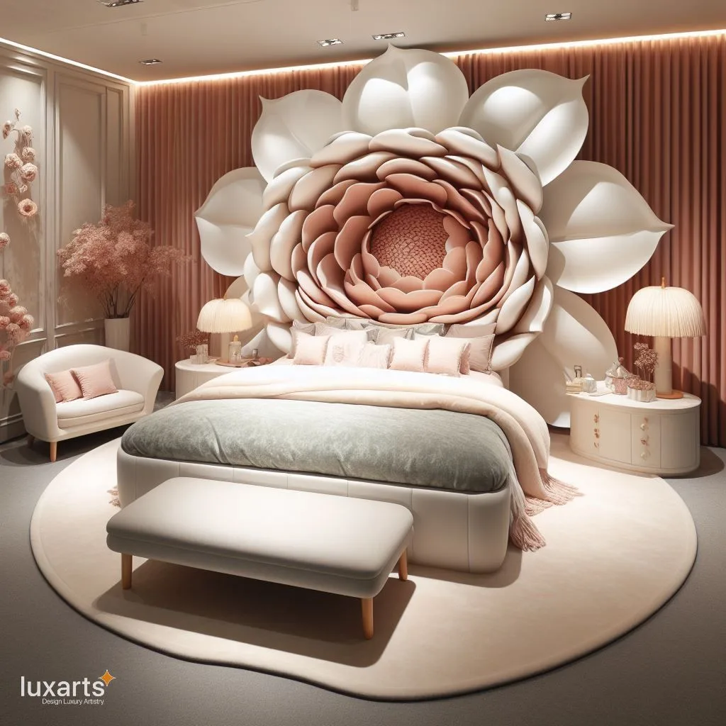 Petals of Comfort: Sleep in Style with a Flower-Inspired Bed Design luxarts flower inspired beds 0 jpg