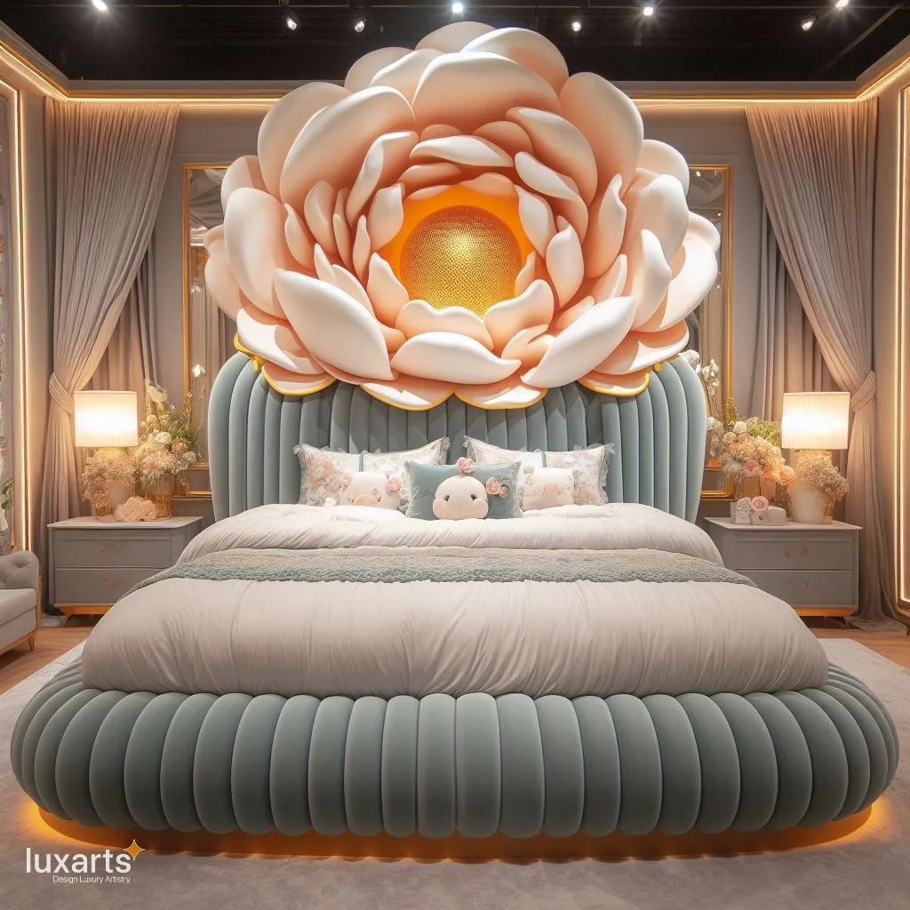 Petals of Comfort: Sleep in Style with a Flower-Inspired Bed Design luxarts flower inspired beds 1 jpg