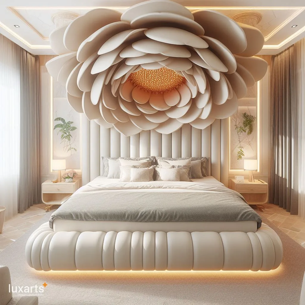 Petals of Comfort: Sleep in Style with a Flower-Inspired Bed Design luxarts flower inspired beds 4 jpg