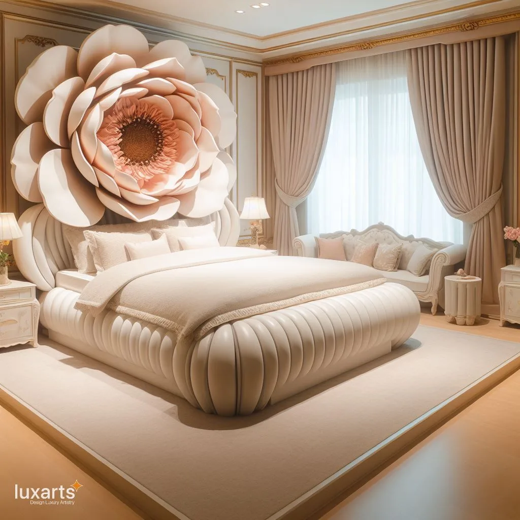 Petals of Comfort: Sleep in Style with a Flower-Inspired Bed Design luxarts flower inspired beds 8 jpg