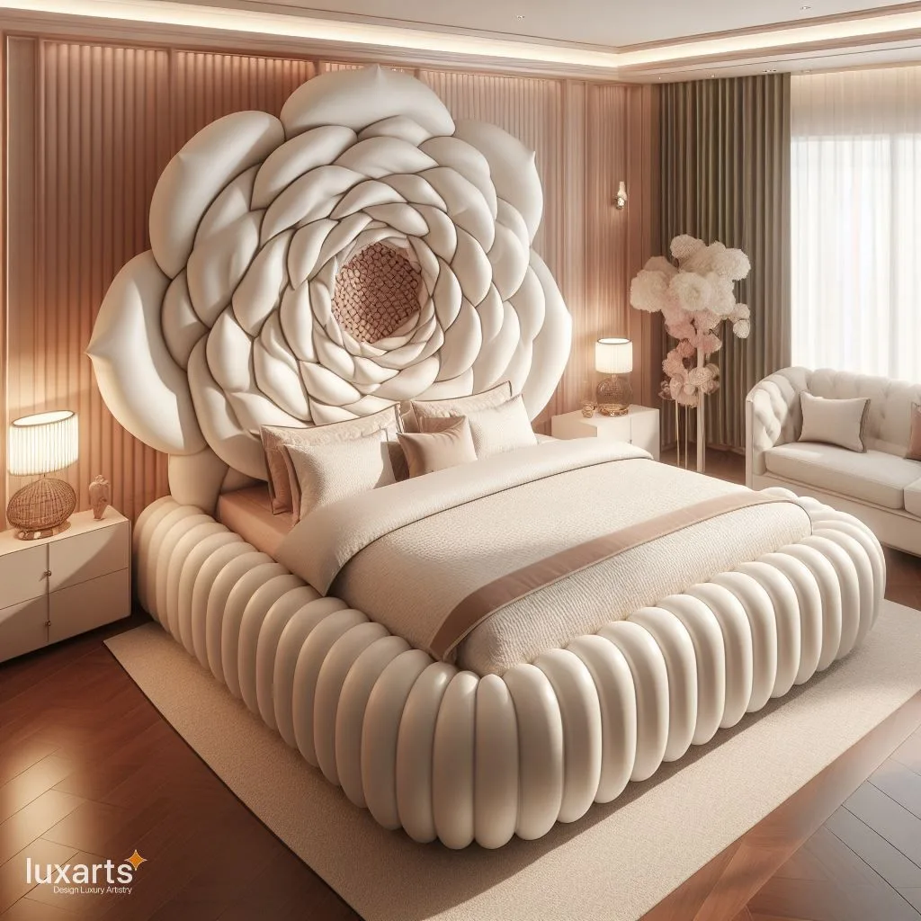 Petals of Comfort: Sleep in Style with a Flower-Inspired Bed Design luxarts flower inspired beds 9 jpg