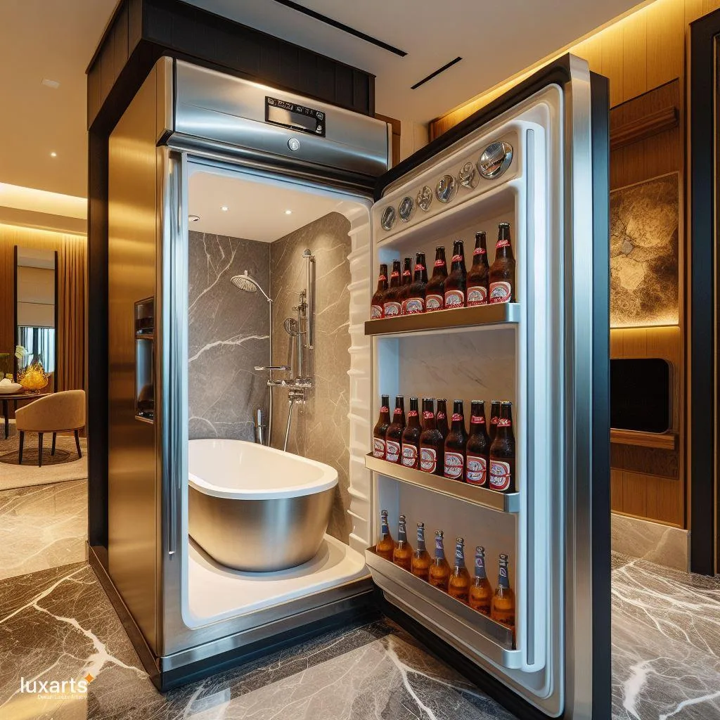Chill Out in Style: Fridge-Inspired Shower for Refreshing Relaxation luxarts fridge inspired shower 1 jpg