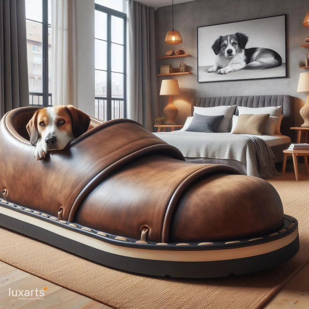 Pamper Your Pooch: Giant Slipper-Shaped Dog Beds for Ultimate Comfort luxarts giant slipper dog beds 6 jpg
