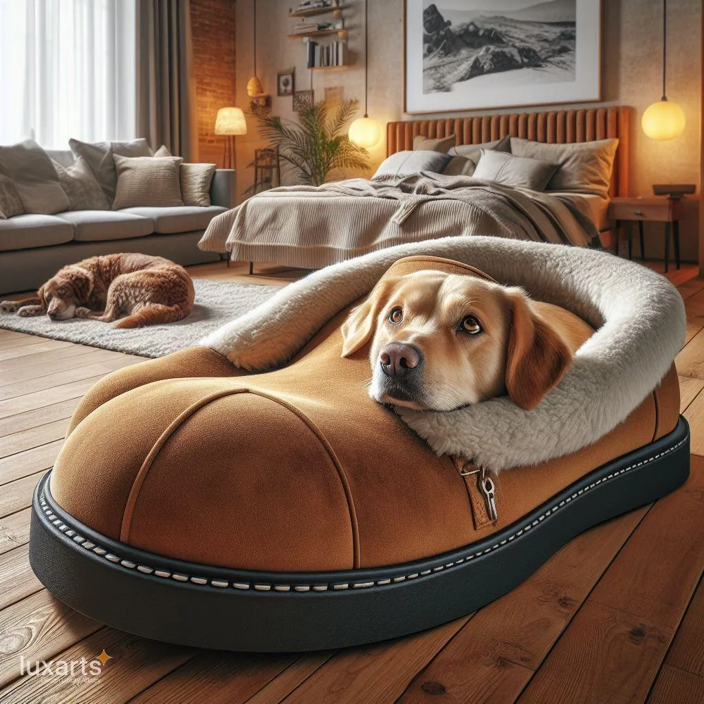 Pamper Your Pooch: Giant Slipper-Shaped Dog Beds for Ultimate Comfort luxarts giant slipper dog beds 8 jpg
