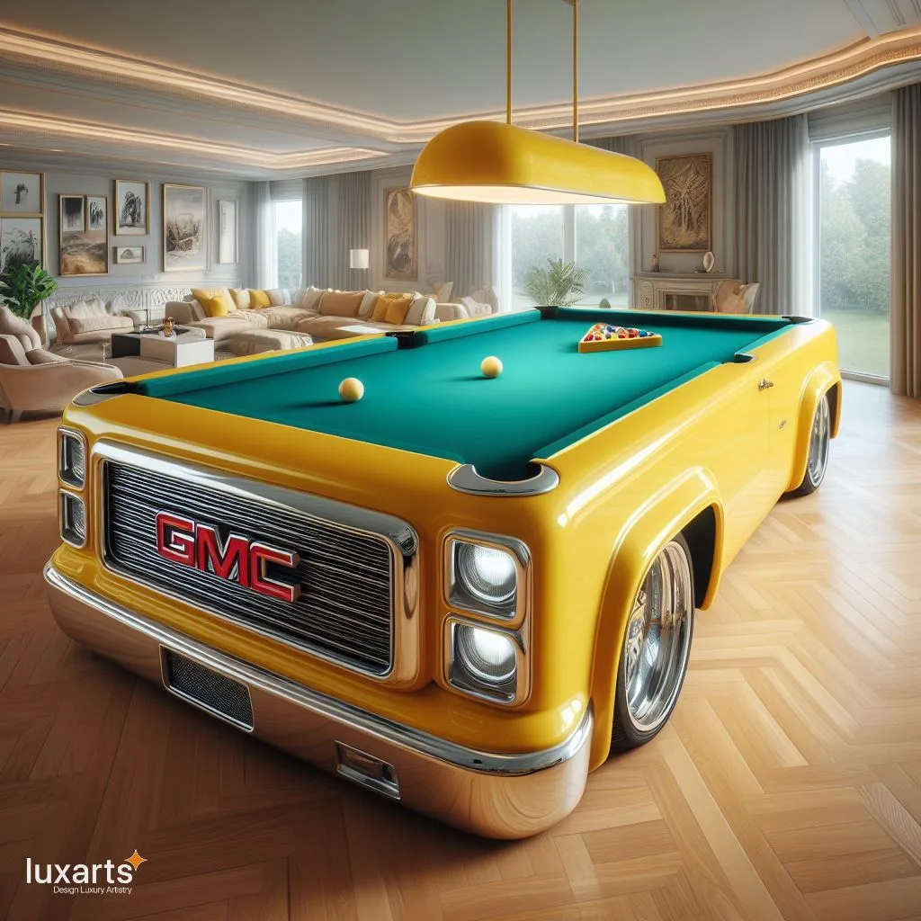 GMC Inspired Pool Table: Elevate Your Recreation with Unique Style