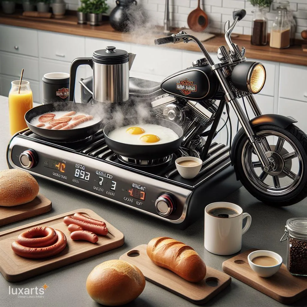 Start Your Day in Style: Harley Davidson-Inspired Breakfast Stations luxarts harley davidson breakfast stations 2 jpg