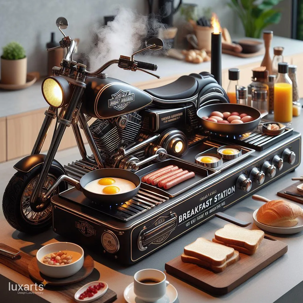 Start Your Day in Style: Harley Davidson-Inspired Breakfast Stations luxarts harley davidson breakfast stations 21 jpg
