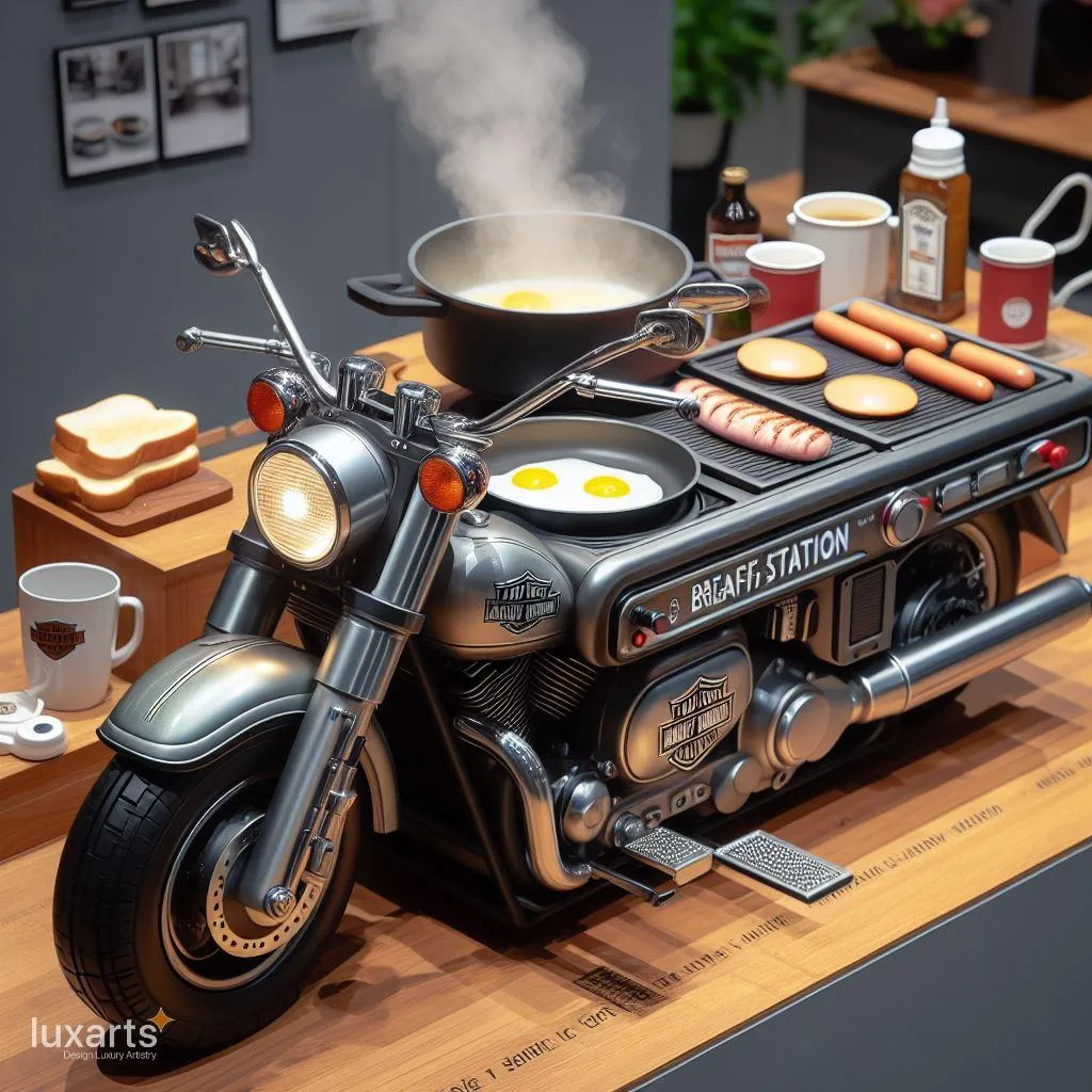Start Your Day in Style: Harley Davidson-Inspired Breakfast Stations luxarts harley davidson breakfast stations 5 jpg