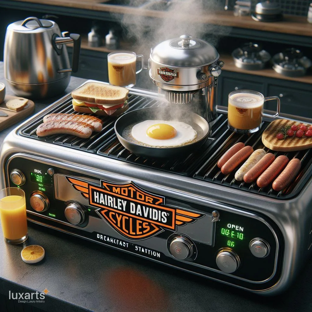Start Your Day in Style: Harley Davidson-Inspired Breakfast Stations luxarts harley davidson breakfast stations 7 jpg